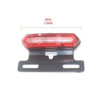 Bright Electric Folding Bike Tail Light Cycling Red Blue Flashing Warning Rear