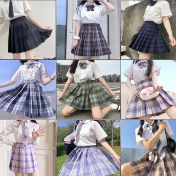 New Summer Skirt High Waist Female Plaid Skirt College Style School Uniform  Harajuku Fashion Pleated Skirt Dance Skirt Xs-XXL : : Clothing,  Shoes & Accessories