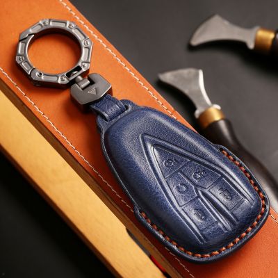 Smart Key Cover Leather Case Car Keyring Shell for Changan CS35Plus CS55Plus CS75Plus 2019 2020