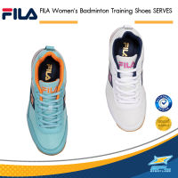 FILA รองเท้าออกกำลังกายผู้หญิง รองเท้าแบดมินตัน แบดมินตัน Womens Badminton Training Shoes SS20 SERVES 2020005W Collection (2490)