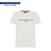 Tommy Hilfiger  เสื้อยืดผู้ชาย รุ่น MW0MW16171 118 SNOW WHITE ขาว