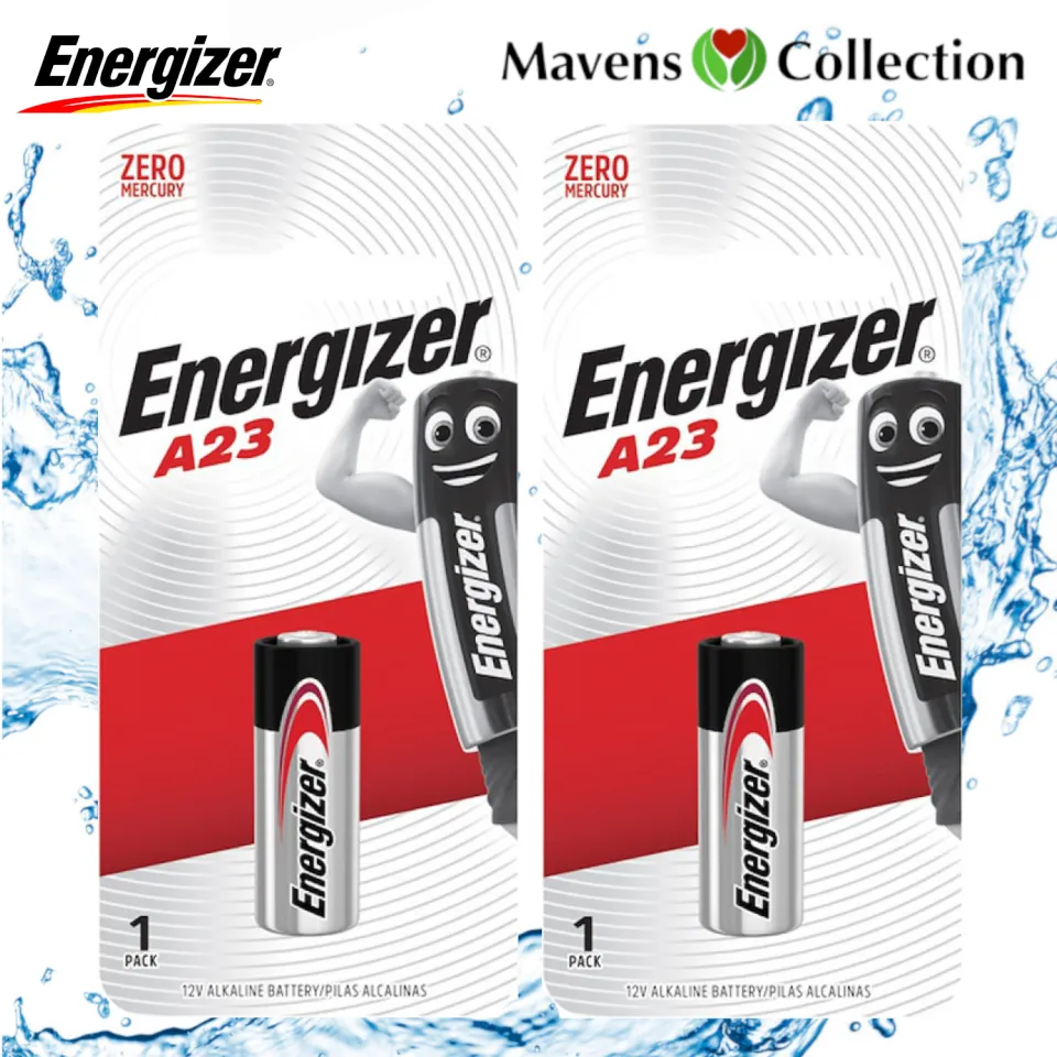 Energizer Batteries, Alkaline, A23, 12V - 2 batteries