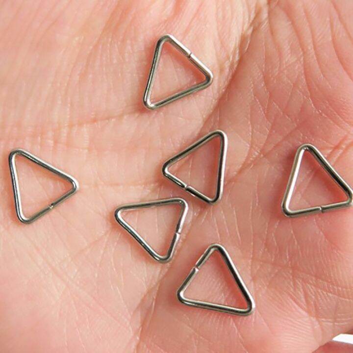 50pcs-stainless-steel-triangle-open-jump-ring-split-rings-d-shape-connectors-clasps-hooks-for-jewelry-making-diy-findings