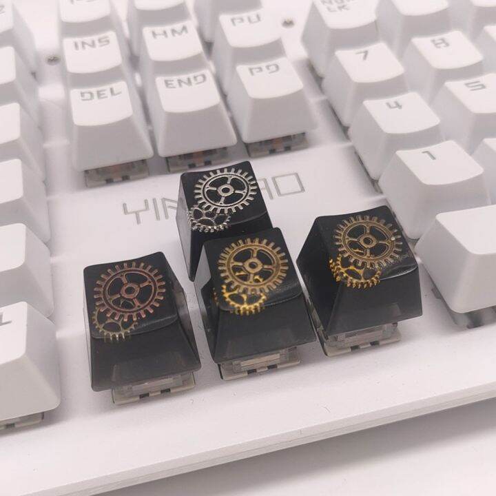 caps-for-mechanical-axis-transparent-keycaps-pinion-resin-mx-custom-keycap