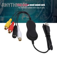 Rhythm000 USB2.0 UVC Video Capture Card Analog Grabber HD Recorder For Windows/Mac/Linux