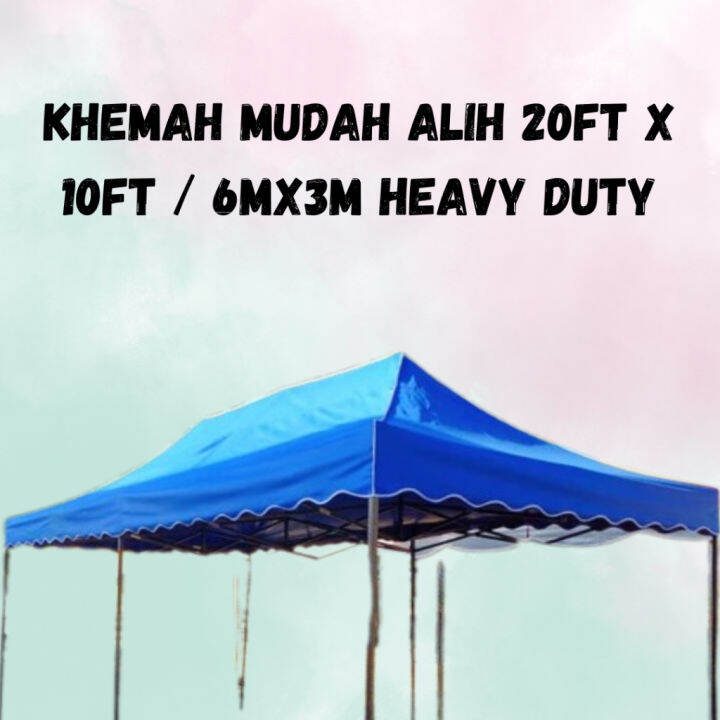 KHEMAH SIZE 20X10 BESI BULAT DAN BESI SEGI | Lazada