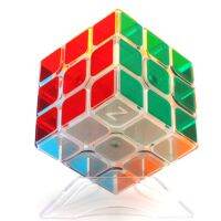 ZCUBE Intelligence Z CUBE for Girl Boy 06 Yr Square 3x3 Z-CUBE Crystal Magic Brain Speedcube Puzzle Transparent 3D Puzle 333cube Brain Teasers