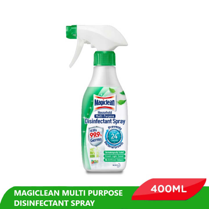 KAO MAGICLEAN DISINFECTANT TRIGGER SPRAY 400ML POUCH AND BOTTLE KILL ...