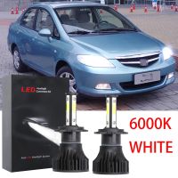 ชุดหลอดไฟหน้าฮาโลเจน LED 6000K 2004 2005 แบบเปลี่ยน สําหรับ Honda City SEL 2002-2007 รับประกัน 10 เดือน