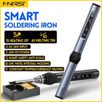 FNIRSI HS-01 Smart Electric Soldering Iron PD 65W Adjustable Constant Temperature Fast Heat Portable Soldering Iron Station Kit