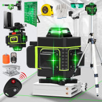 16 Lines เลเซอร์ระดับ เครื่องวัดระดับเลเซอ เลเซอร์ เลเซอร์วัดระดับ 4D 16 Lines Laser Level 3° Self-Leveling 360 Horizontal And Vertical Super Powerful Laser level green Beam laser level ระดับเลเซอร์ เลเซอร์ระดับ