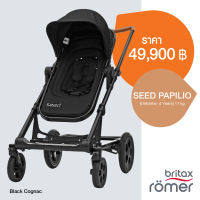 Britax รถเข็นเด็กรุ่น Seed Papilio สี Black Cognac 6 เดือน - 4 ปี