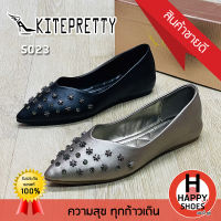 ?ส่งเร็ว?ส่งด่วน?สินค้าใหม่✨รองเท้าส้นสูงหญิง KITEPRETTY รุ่น S023 เบอร์36-41 ส้นเรียบ หนังนุ่ม The charm is you สวย สวมใส่สบาย ทรงสวย