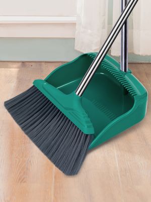 ✘ Broom dustpan set combination soft hair single broom stick sweeping scraping artifact