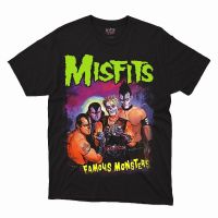 Hot sale MISFITS band graphic Mens 100% Cotton Round Neck Short Sleeve T-Shirt  Adult clothes