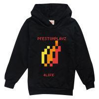 [ในสต็อก] PRESTONPLAYZ Hoodies เสื้อกันหนาวเด็กหนุ่มๆสาวๆเกาหลีผ้าฝ้ายผสมการ์ตูนแขนยาวเด็กเสื้อผ้าเสื้อยืดใหม่เด็กฤดูใบไม้ผลิฤดูใบไม้ร่วง