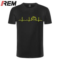 Pickleball Heartbeat T Shirt, Funny Cute EKG Love Player Gift Women Brand Clothing Summer New Sexy T-Shirt men  DCD7