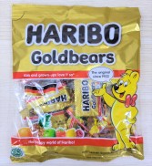 Túi 200g 16 gói nhỏ KẸO DẺO GẤU HARIBO Goldbear HALAL