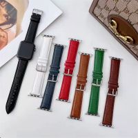 ✘ Leather Crocodile Pattern Strap For watch Series 7 SE 6 5 4 3 Band Sports For Apple IWatch Band 41mm 45mm 38mm 42mm 44mm 40mm