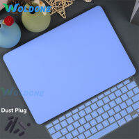 &amp;lt;สีฟ้า&amp;gt; 3in1เคสแล็ปท็อปบางและเบายากสำหรับ2021 Macbook Pro 14 15 16 M1 13นิ้ว A2337 A2338 A2442 Retina Cover ฟรีแผ่นครอบแป้นพิมพ์ปลั๊กกันฝุ่น