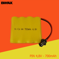 Pin sạc 4,8V 700mAh dành cho đồ chơi ô tô điều khiển, Pin AA 4,8V Bmax chuẩn SM thumbnail