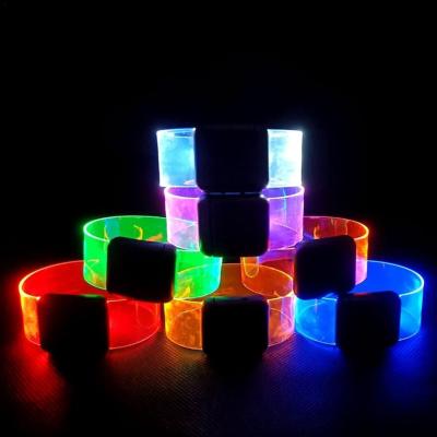 LED Battery Light-emitting Bracelet Running Armband Flashing Safety Light Band Entertainment party Luminous Cheering Props Bulbs  LEDs HIDs