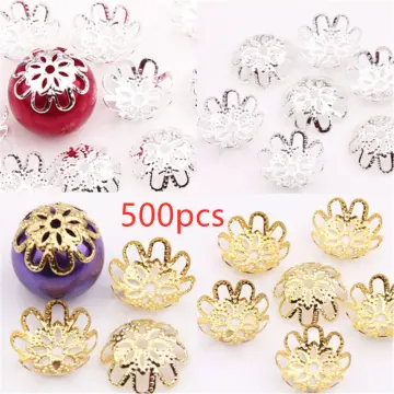 Hollow Flower Bead Caps - 6mm Cone End Beads Cap Jewelry Making Supplies  500pcs
