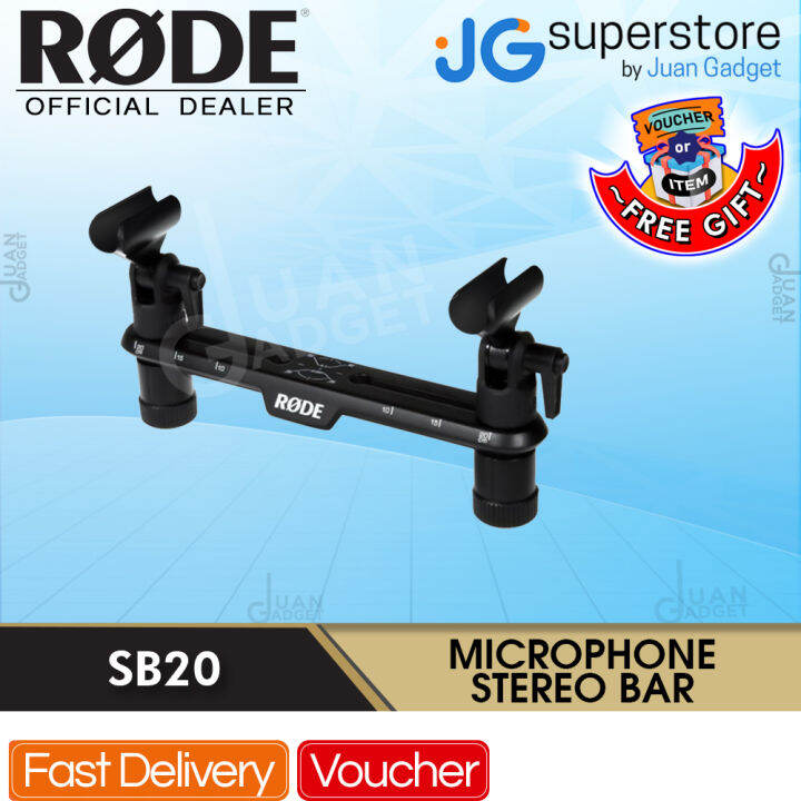 RODE SB20 Stereo Bar Microphone Mount JG Superstore Lazada PH
