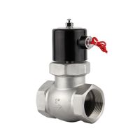 2" High Temperature Stainless Steel Steam Solenoid Valve Normally Closed Two Way Internal Thread Solenoid Valve 220V 24V 12V Valves