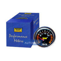 MOTOR METER เกจ์วัดโวลท์ไฟฟ้า 2" หน้าดำเลนส์นูนเลขแดง จำนวน 1 ตัว