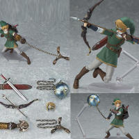 Figma 319 320 Zelda Skyward Link Twilight Princess Action Figure ตุ๊กตาของเล่นตุ๊กตาสำหรับ Gift