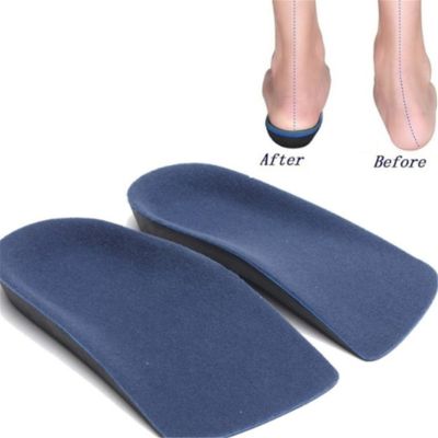 1 Pair Comfortable Orthotic Shoes Insoles Inserts High Arch Support Pad For Women Men Lift Insert Pad Height Cushion