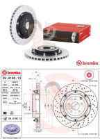 09 A190 13 จานเบรค ล้อ R (ยี่ห้อ BREMBO) รุ่น HC UV PVT NISSAN GTR (R35) 3.8 ปี 2007-&amp;gt;