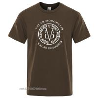 Valar Morghulis &amp; Valar Dohaeris Tshirt Hip Hop Casual T-Shirt Men Brand T Shirt Casual Harajuku Tops