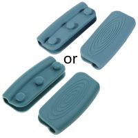 2pcs Anti-scalding Silicone Handles Non-slip Silicone Lid Pot Handles Insulation Glove Clips Kitchen Accessories Dropship