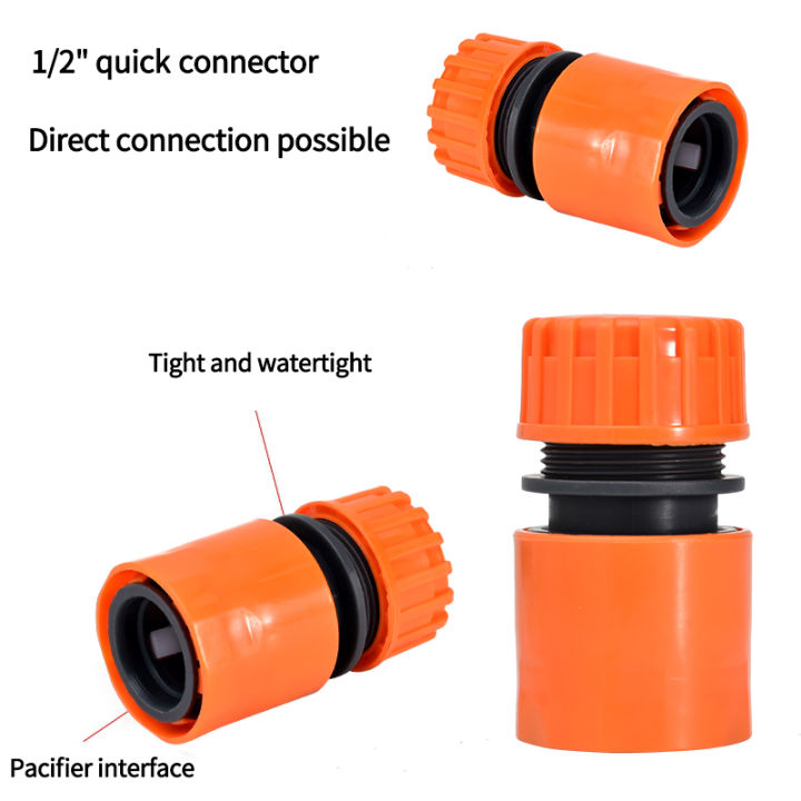 สายรดน้ำสวน-quick-connector-1-2-3-4-end-double-male-hose-coupling-joint-adapter-repair-connector-extender-fittings-tutue-store