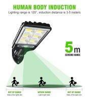 โคมไฟผนังกันน้ำพลังงานแสงอาทิตย์ไฟ Led กลางแจ้ง1 ~ 8ชิ้น3โหมดเซ็นเซอร์ตรวจจับการเคลื่อนไหว PIR ของตกแต่งสวนระเบียงโรงรถ