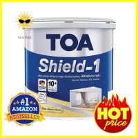 สีน้ำทาภายใน TOA SHIELD-1 BASE B กึ่งเงา 1 แกลลอน (3.8 ลิตร)WATER-BASED INTERIOR PAINT TOA SHIELD-1 BASE B SEMI-GLOSS 1GAL **ทักแชทได้ค่ะ ยินดีบริการ**