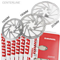 MTB จักรยานดิสก์เบรกพอดี SRAM จักรยานโรเตอร์160มิลลิเมตร180มิลลิเมตร203มิลลิเมตรโรเตอร์แผ่น Centerline ไฮดรอลิถนนจักรยานเสือภูเขาเบรกใบพัด