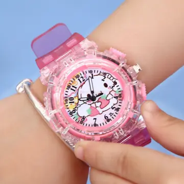 Sanrio Anime Hello Kittys Wrist Watch Kawaii Kuromi My Melody