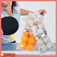 FZIPUA 10PCS วัสดุเอบีเอส สีขาวสีเหลือง ทนความร้อนทน ความยืดหยุ่นสูง มาตรฐานระดับมืออาชีพ ลูกปิงปอง ลูกปิงปอง3ดาว