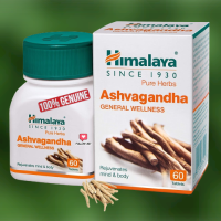 Himalaya  Ashwagandha ช่วยรักษาสมดุลปรับสมดุลระบบประสาท  60Tablets