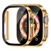 เคสปกแบบพิเศษนาฬิกา Apple ปกป้องหน้าจอสำหรับ + กันชนซีรีส์กระจก Iwatch 49มม. ขอบ Casing Pc ตรง