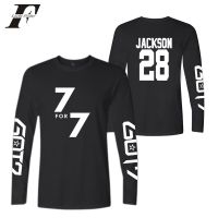 LUCKYFRIDAYF-camisetas de manga larga para hombre y mujer, ropa con estampado de hip hop, informal, 7for7