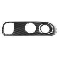 Carbon Fiber Gear Shift Knob Panel Frame Cover Trim For Mercedes-Benz Smart 451 Fortwo Car Interior Styling