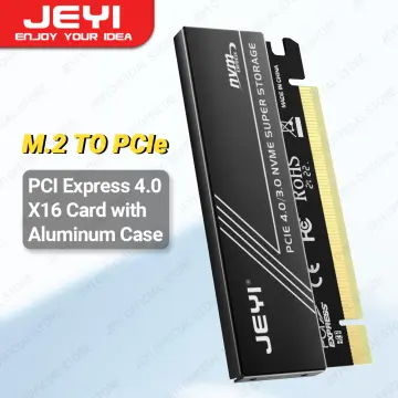 JEYI M.2 NVME SSD to PCIe 4.0 Adapter Card, 64Gbps SSD PCIe 4.0 X4  Expansion Card for Desktop PC , PCI-E GEN4 Full Speed SK4