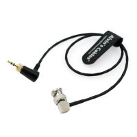 ☢ 3.5mm TRS to BNC Timecode Cable for Canon C70 for Sony F55 FX9 Zoom F4 F8 from Deity Tentacle Sync Timecode Generator