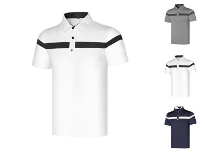 [COD] mens summer short-sleeved T-shirt tops golf clothes sunscreen quick-drying ball