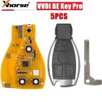 Xhorse VVDI BE Key Pro สีเหลือง Verion No Points With กล่องใส่สมาร์ทคีย์3ปุ่ม/4ปุ่มสีแดงตื่นตระหนกสำหรับ Benz