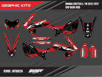 สติ๊กเกอร์วิบาก Honda CRF 250 L ทั้งคัน Graphic kit สติ๊กเกอร์เคลือบเงา สุดคุ้ม